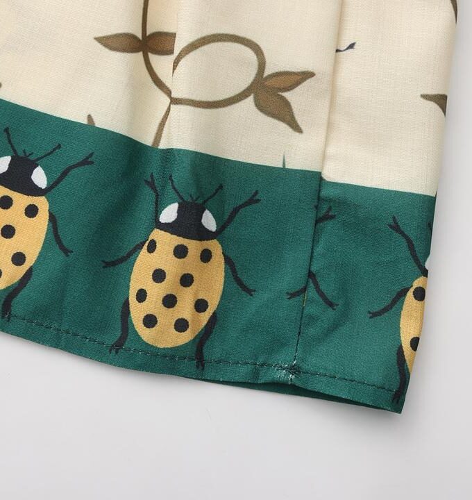 Mini vestido manga larga de insectos (ENVIOS INTERNACIONALES)