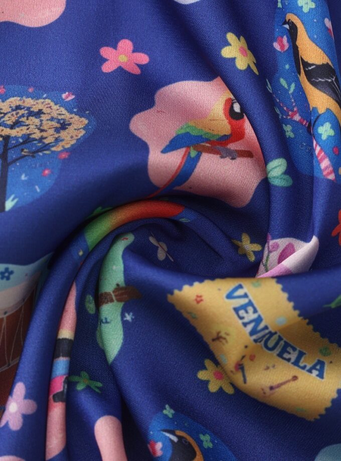 Pijama de pantalón tipo seda Dreams Of Venezuela