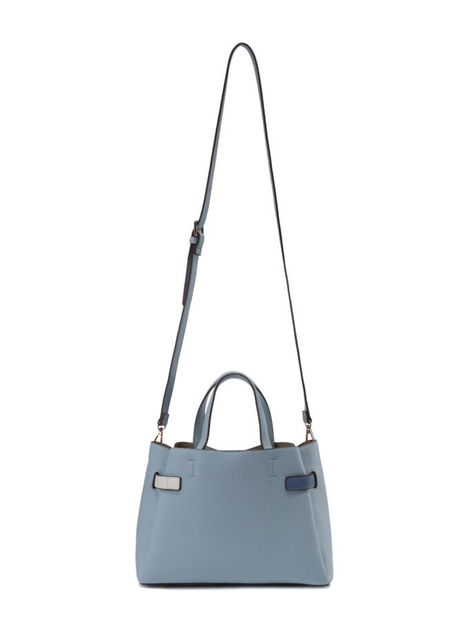 Bolsa de mano estructurada azul
